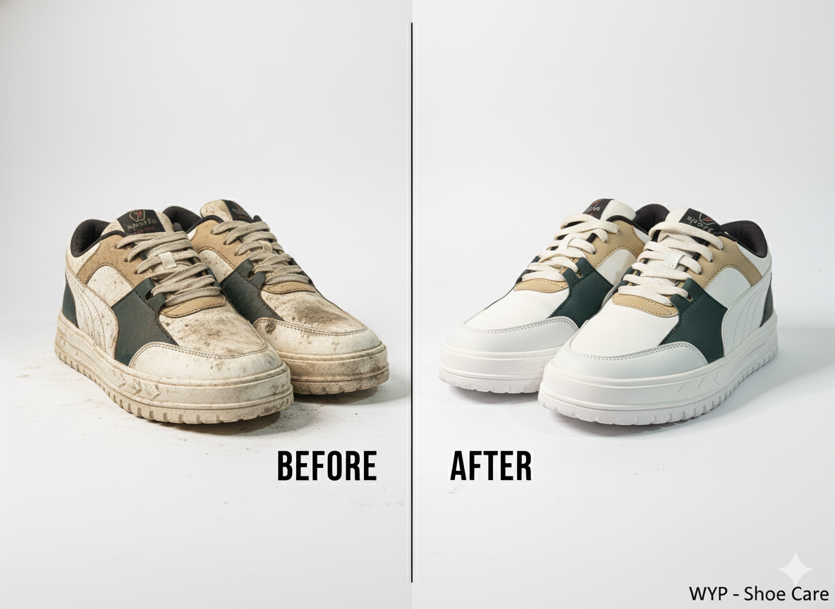 WypeUp Shoe Cleaning Foam + Deodorant Spray Combo | Deep Clean & Fresh Smell | 150ml + 100ml