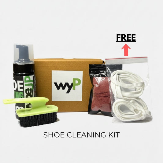 WypeUp Shoe Cleaning Kit – 150 ml Foam + Brush & Cloth