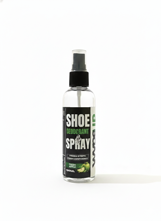 WypeUp Shoe Deodorant Spray – Fresh Apple Fragrance 100ml | Removes Shoe Odour Instantly